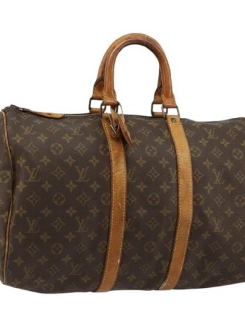 LOUIS VUITTON Monogram Keepall 45 Boston Bag M41428 LV Auth 176152